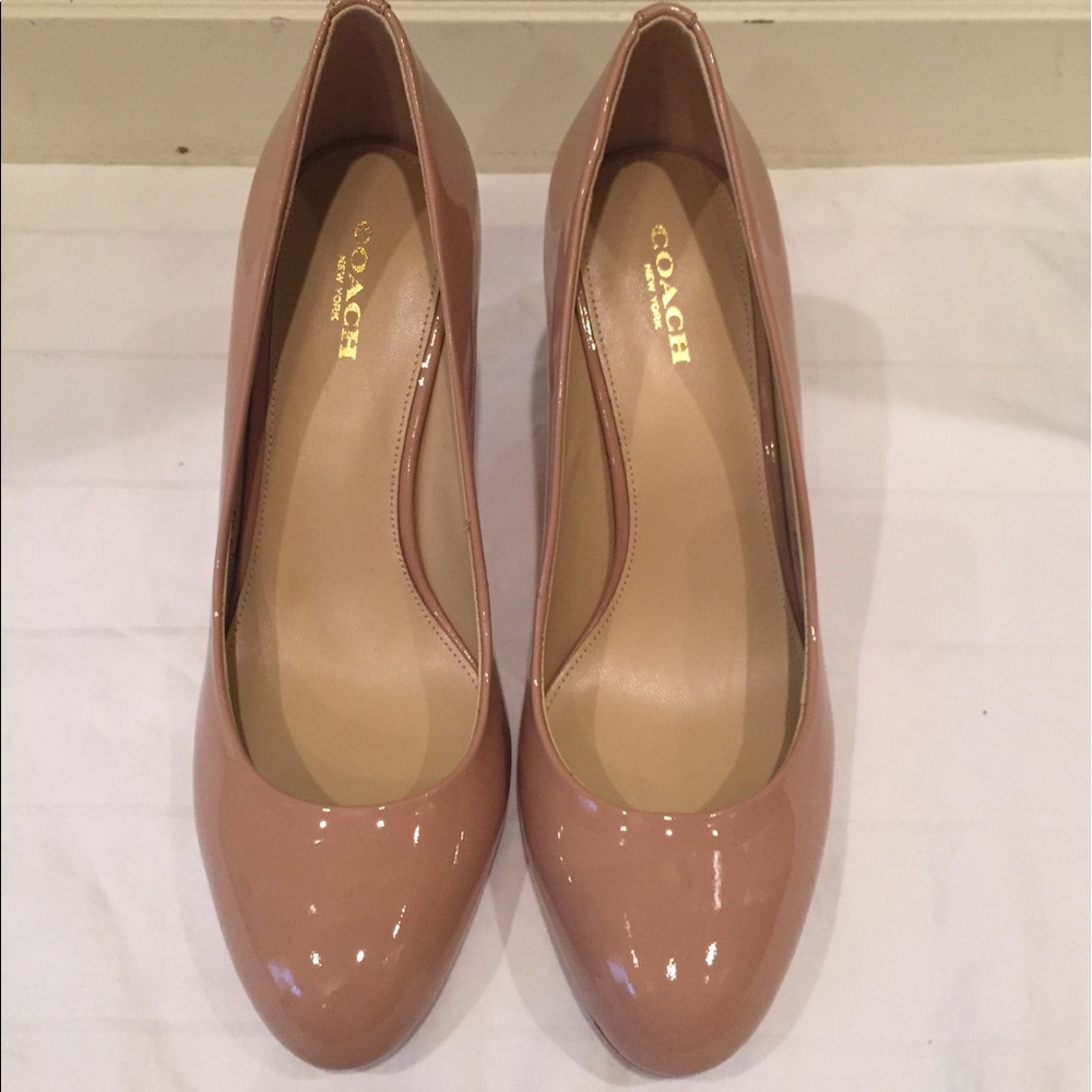 Nude Coach Heels