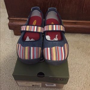 Girls Keen Midnight Navy Harvest Mary Janes