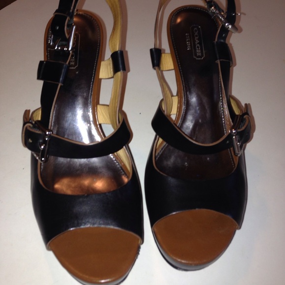 Coach wedges - Picture 1 of 8