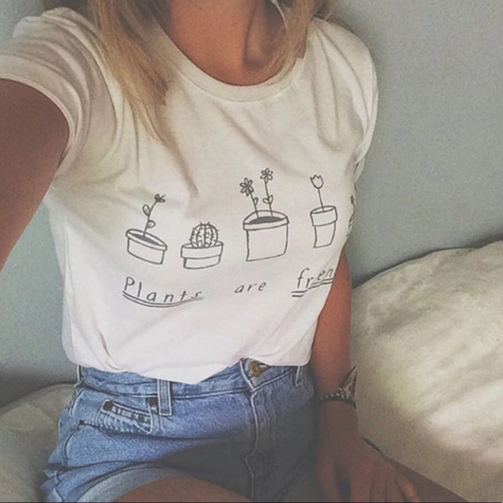 Tumblr Succulent Aesthetic Plant Friends Shirt - Picture 3 of 3