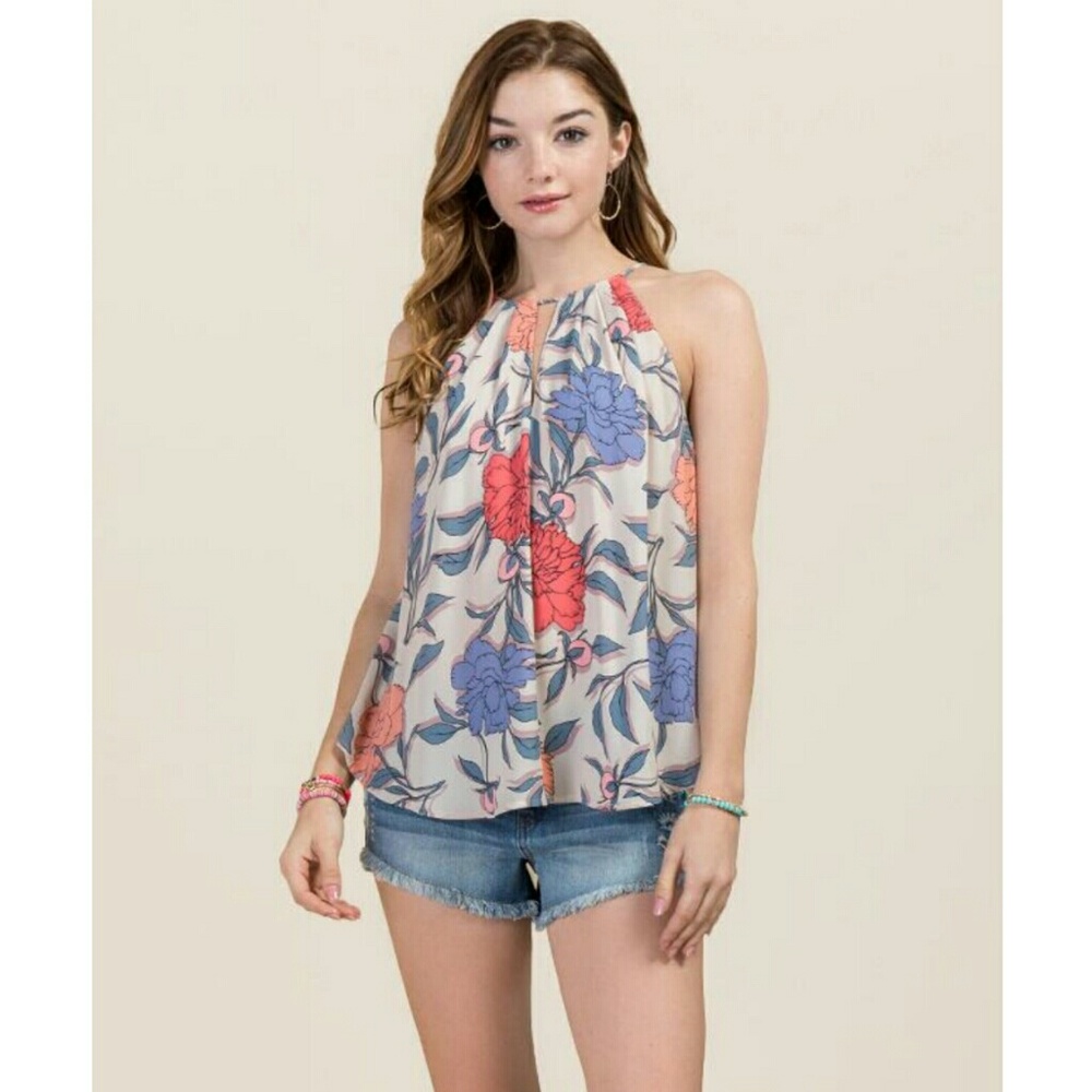 NWT Floral Top