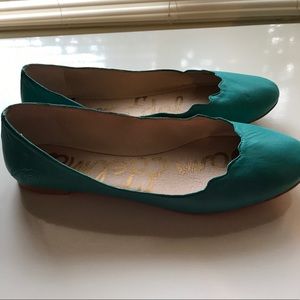 Turquoise Sam Edelman flats