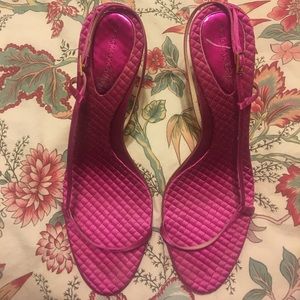 BCBG Maxazria pink heels