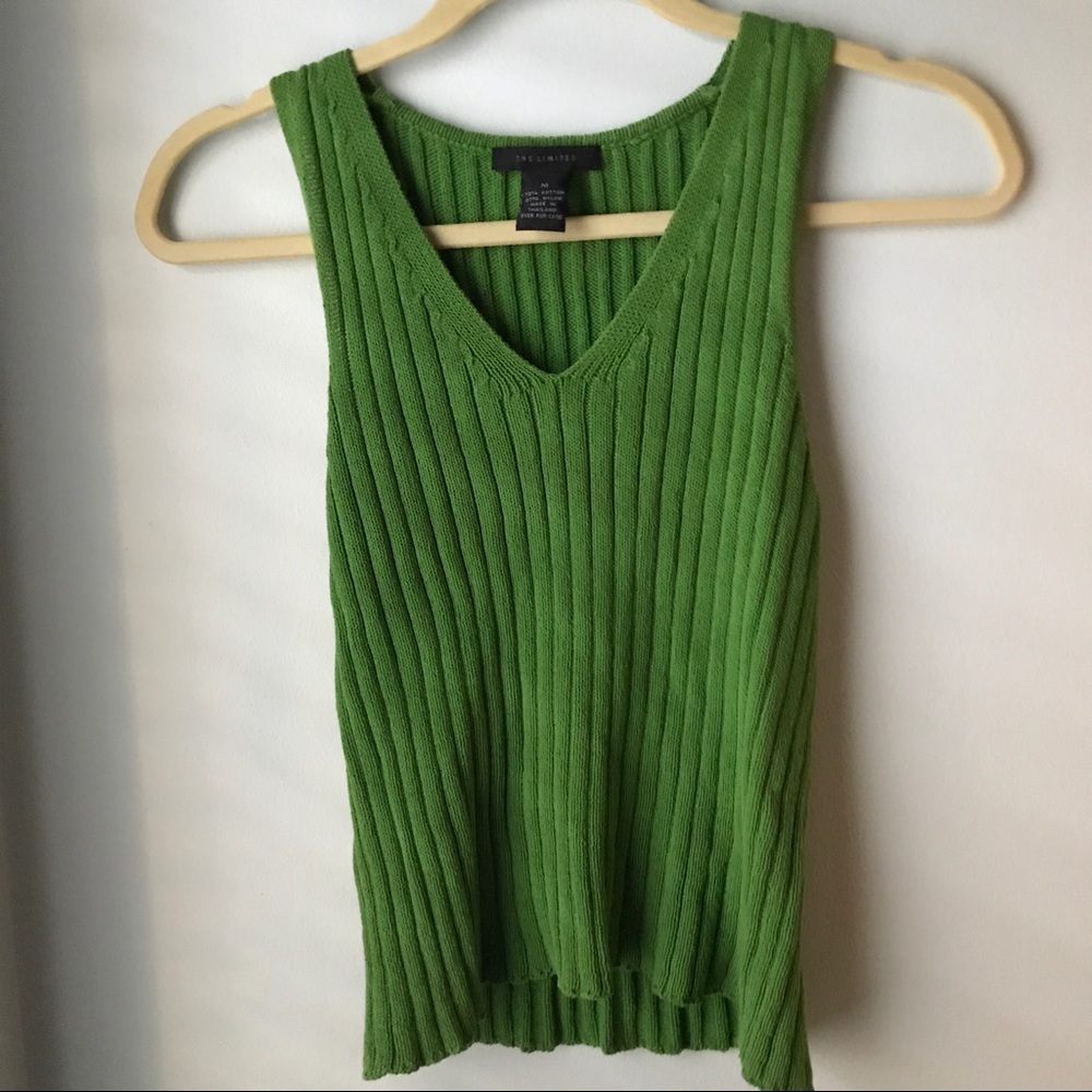 The Limited Women's Green Medium Knitted Top