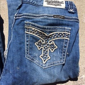 Rock and roll cowgirl jeans