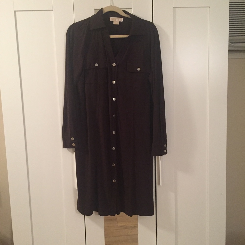 Michael Kors Long Sleeve Short Dress