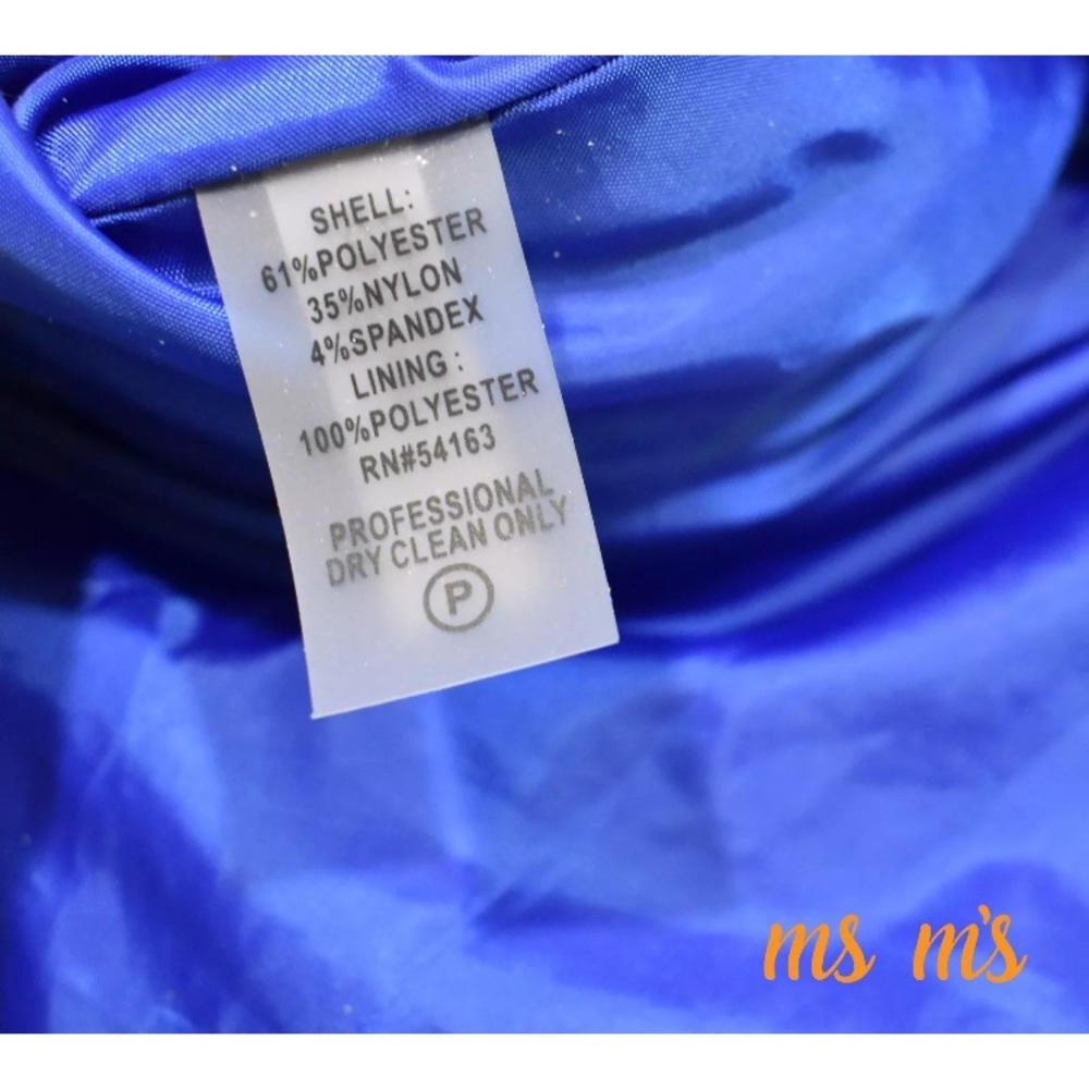 Final firm price Calvin klein prom dress size :4 - Picture 5 of 6