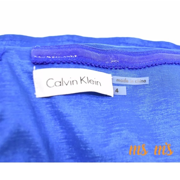 Final firm price Calvin klein prom dress size :4 - Picture 4 of 6