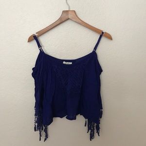 off the shoulder crop top