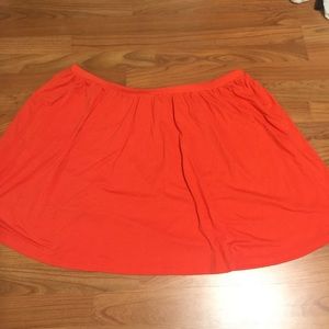 Orange Circle Skirt