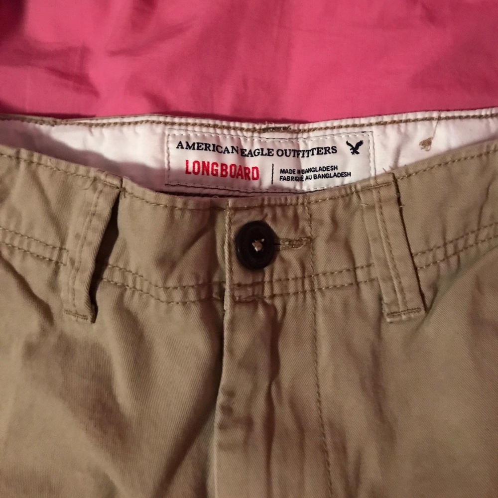 Men's American Eagle True Khaki Longboard Shorts