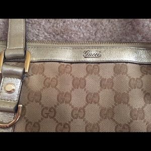 Gucci gold purse