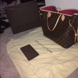 Trade for only kkat123 Authentic LV Neverfull GM