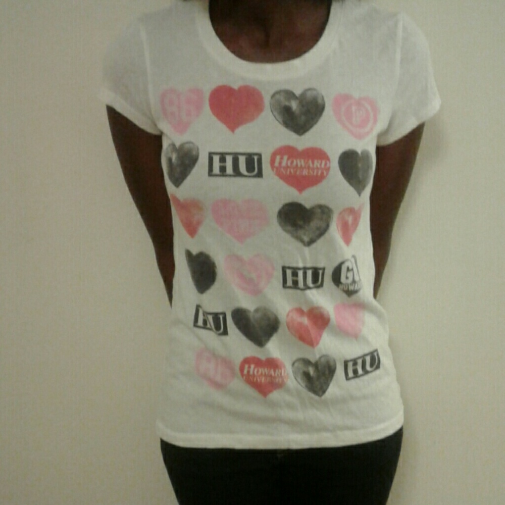 Pink howard university tee