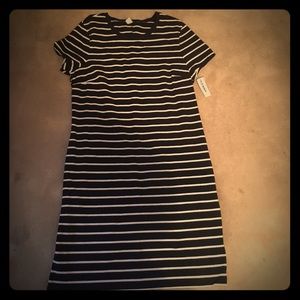 NWT Black and white striped dress
