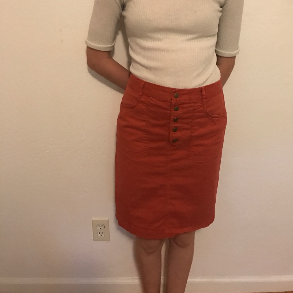 Button Down Skirt