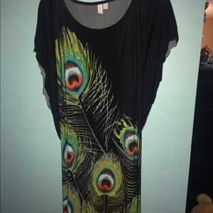 Peacock dress
