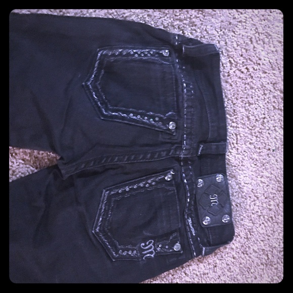 Black Miss Me Skinny jeans size 26 - Picture 1 of 2