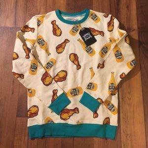Moss Clothing Chicken & Beer Sweater - Unique Item
