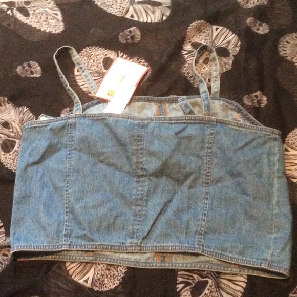 Blue jeans halter top - Picture 1 of 1