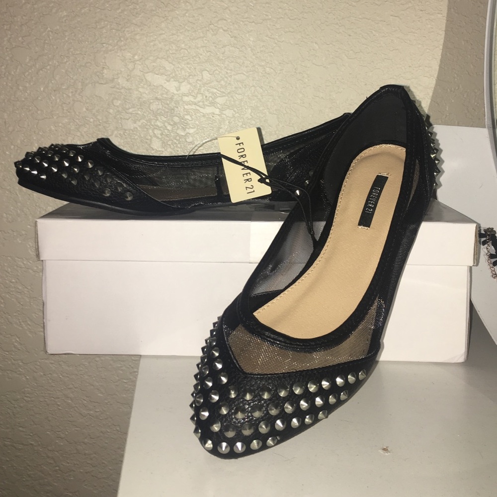 Studded Forever21 flats
