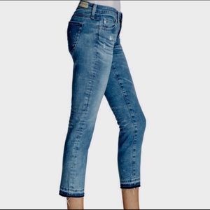 AG The Stevie Ankle Raw Hem Skinny - New!