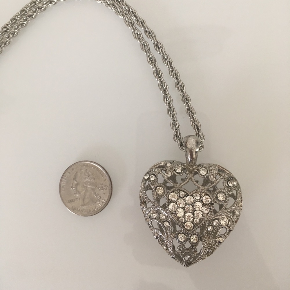 Diamond heart necklace