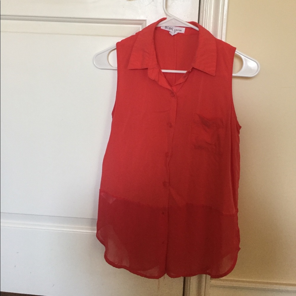 Summer button down tank