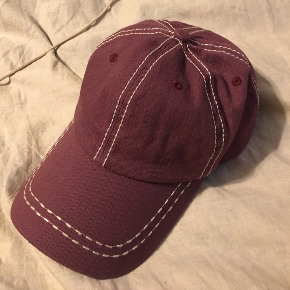 Stitched baseball cap