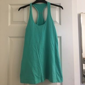 LULULEMON cool raced back tank size 6