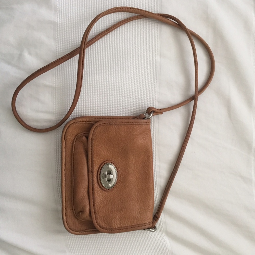 Fossil Brown Crossbody Bag