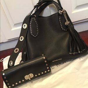 Michael Kors large bag & matching MK wallet