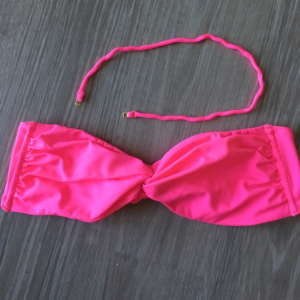 Pink Swim Suit Top bandeau or strapless!!