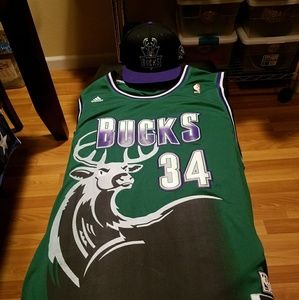 Milwaukee Bucks NBA Adidas Ray Allen #34 Jersey