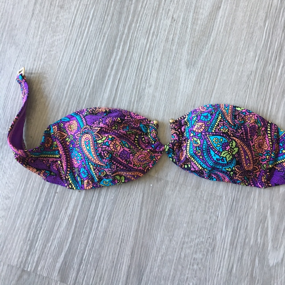 Paisley Print Swim Top