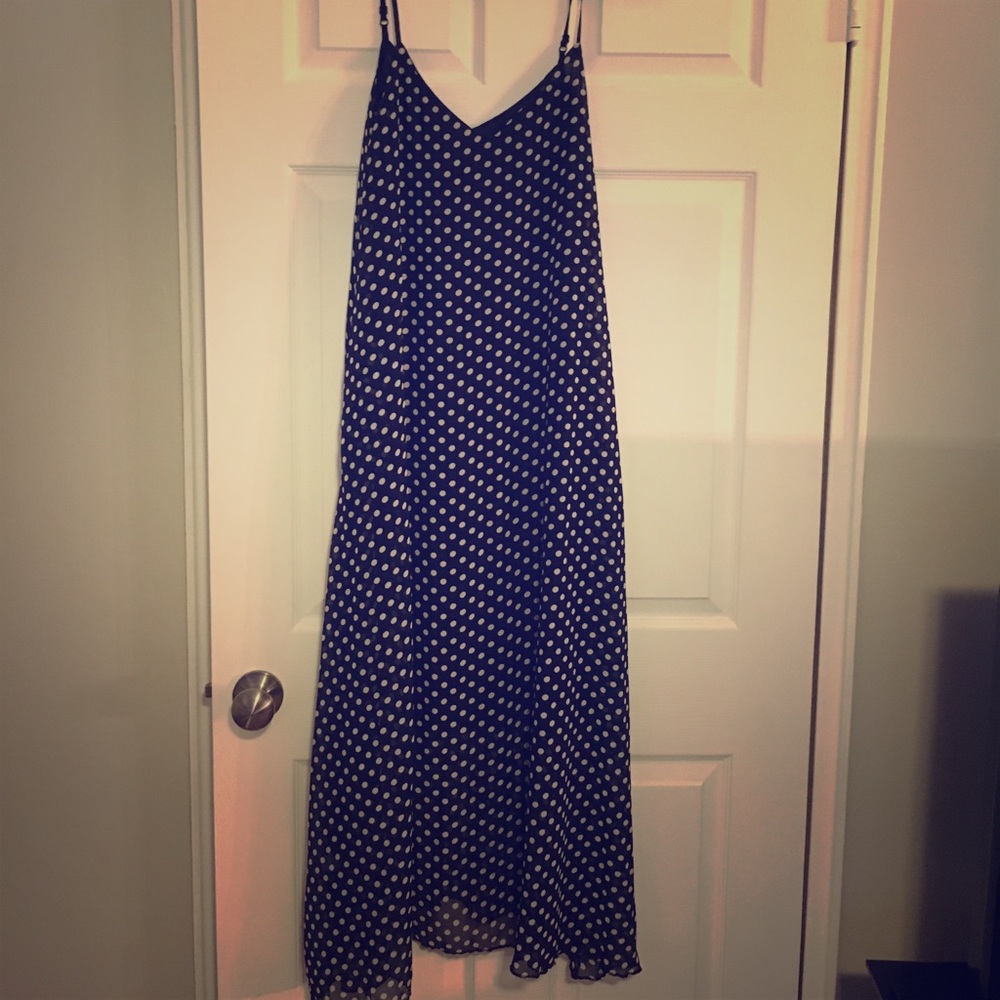 Polka Dot Maxi Dress