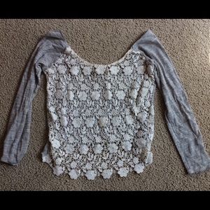Free People Lace Top
