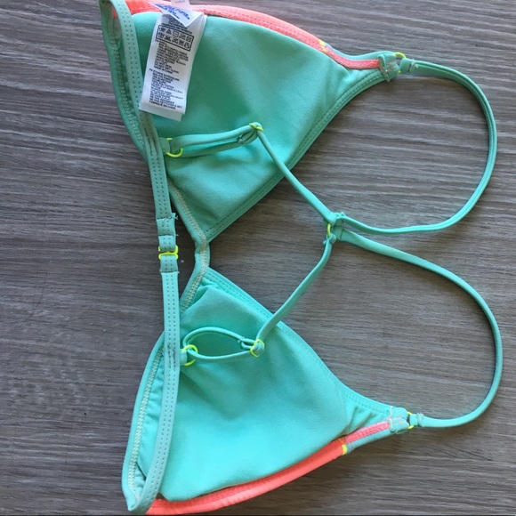 Multi Color Razer back Swim Top - Picture 3 of 3