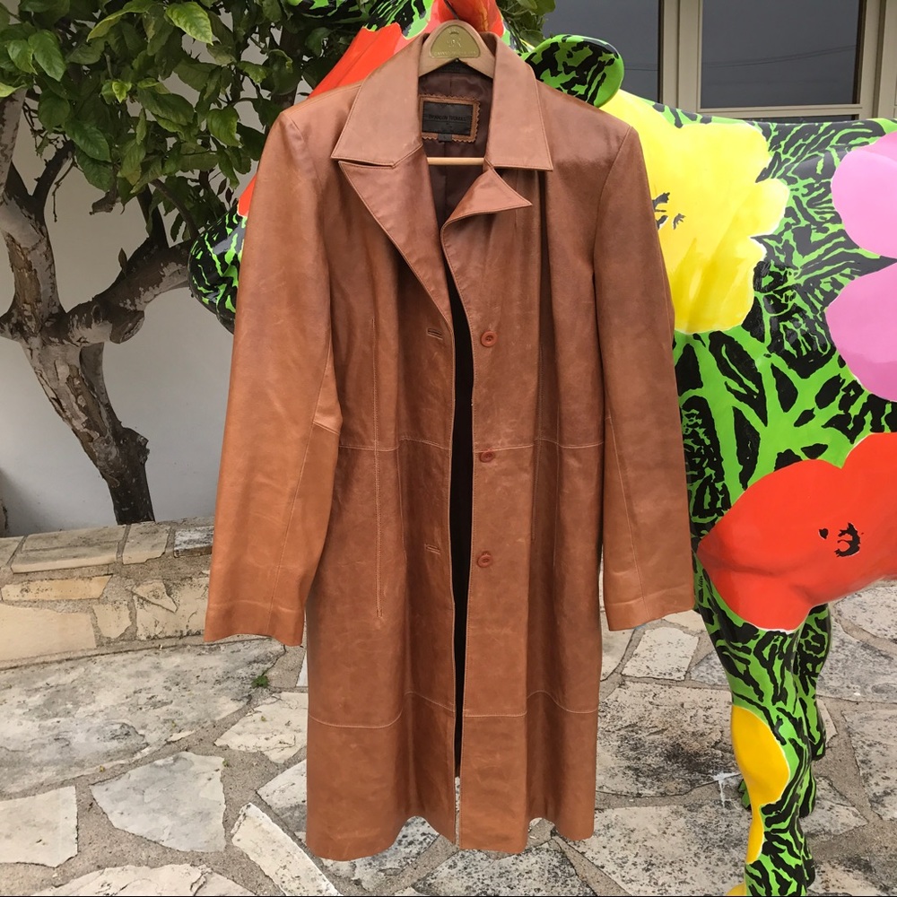 Brandon Thomas leather coat