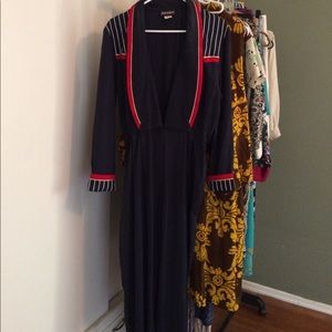 Rare John Roberts vintage navy blue jumpsuit!!