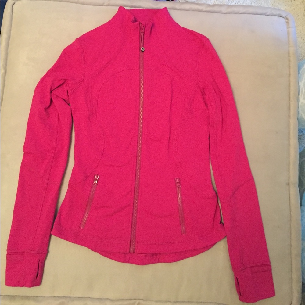 Lululemon zip up long sleeve tight jogger shirt
