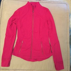 Lululemon zip up long sleeve tight jogger shirt