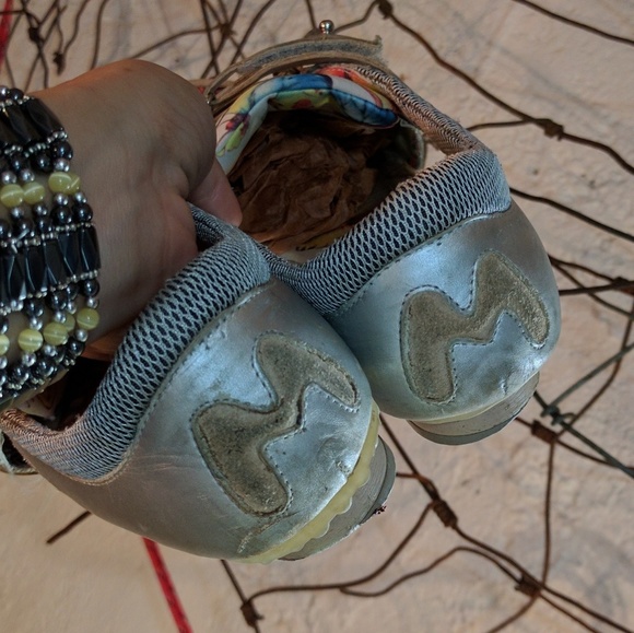 Rare Silver Butterfly Shoe Sandals - Picture 6 of 8