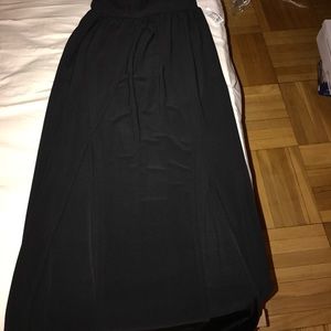 Black high waist skirt