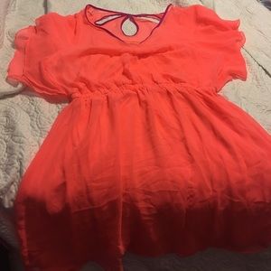 Express Flutter Sleeve Dress