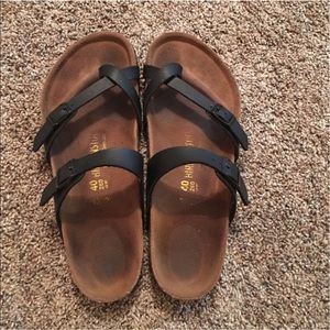 mayari black birkenstocks