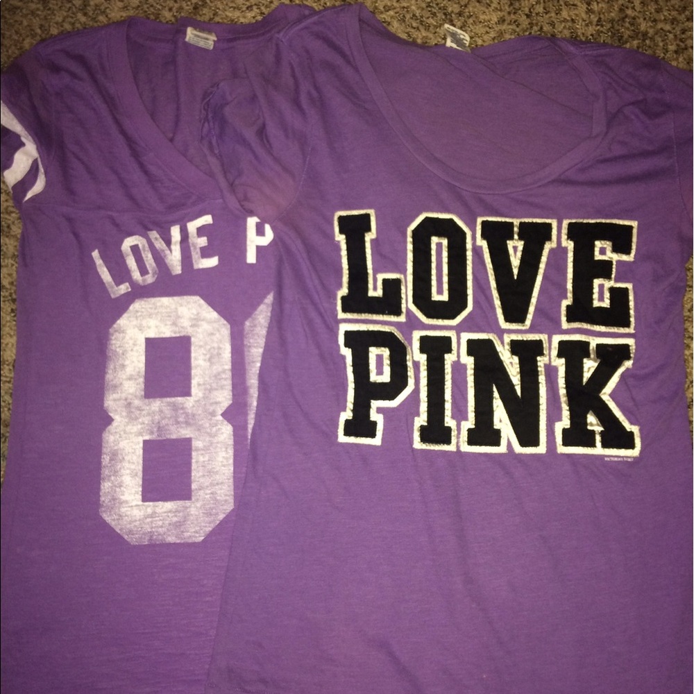 Vs pink shirts size large