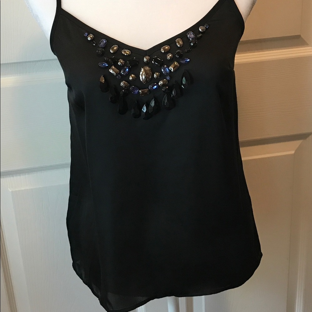 Sold***Beautiful little black express top size S - Picture 2 of 8