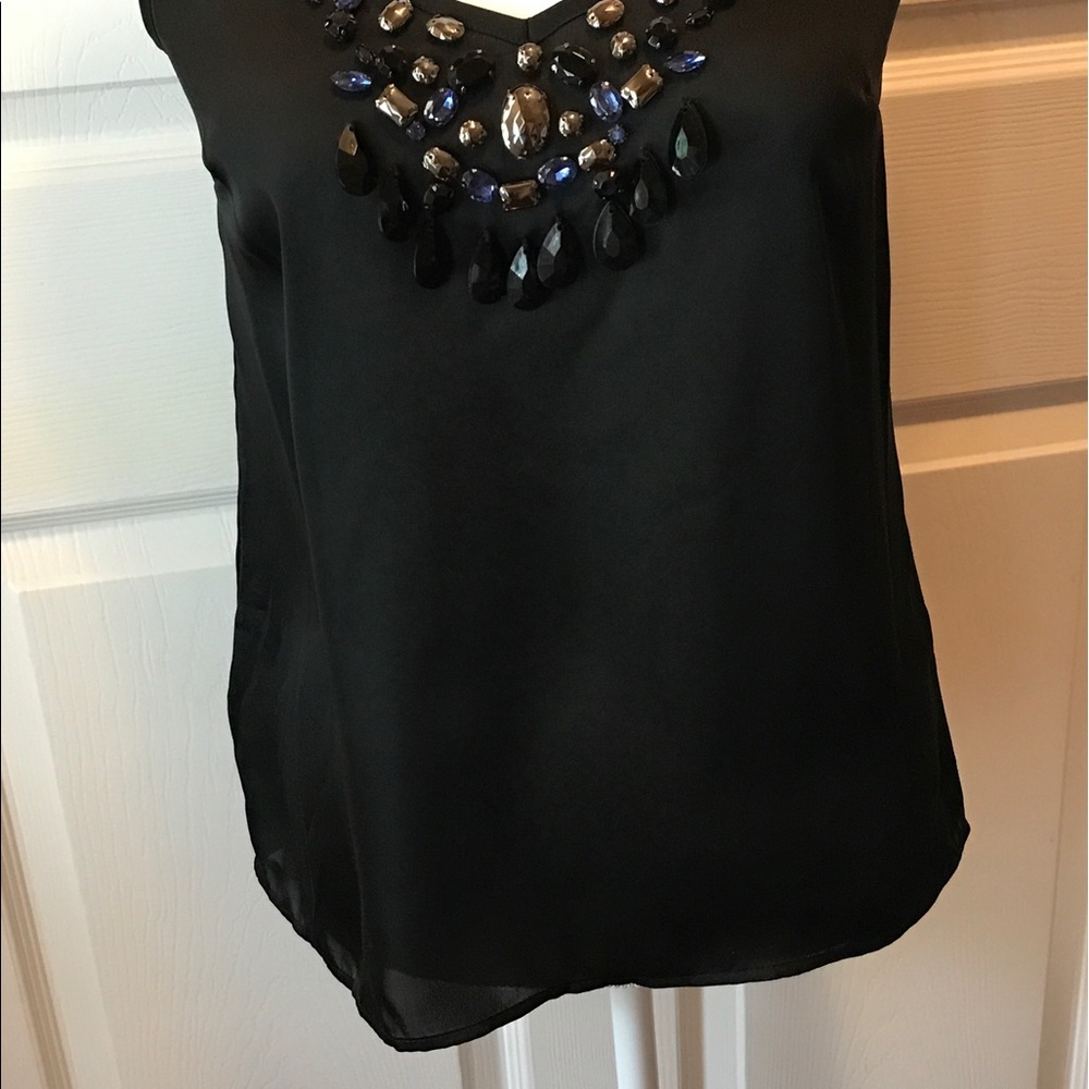Sold***Beautiful little black express top size S - Picture 5 of 8