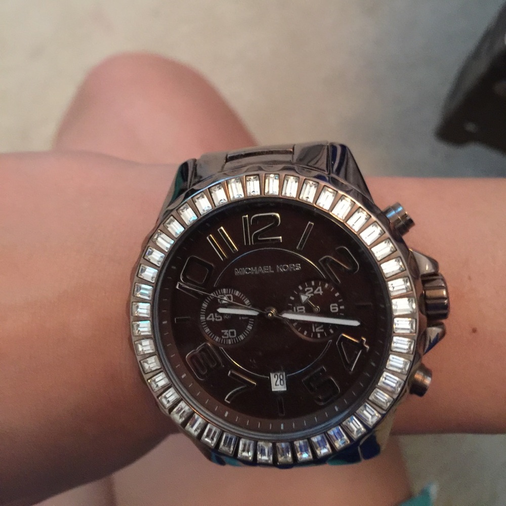 MK watch bronze/brown